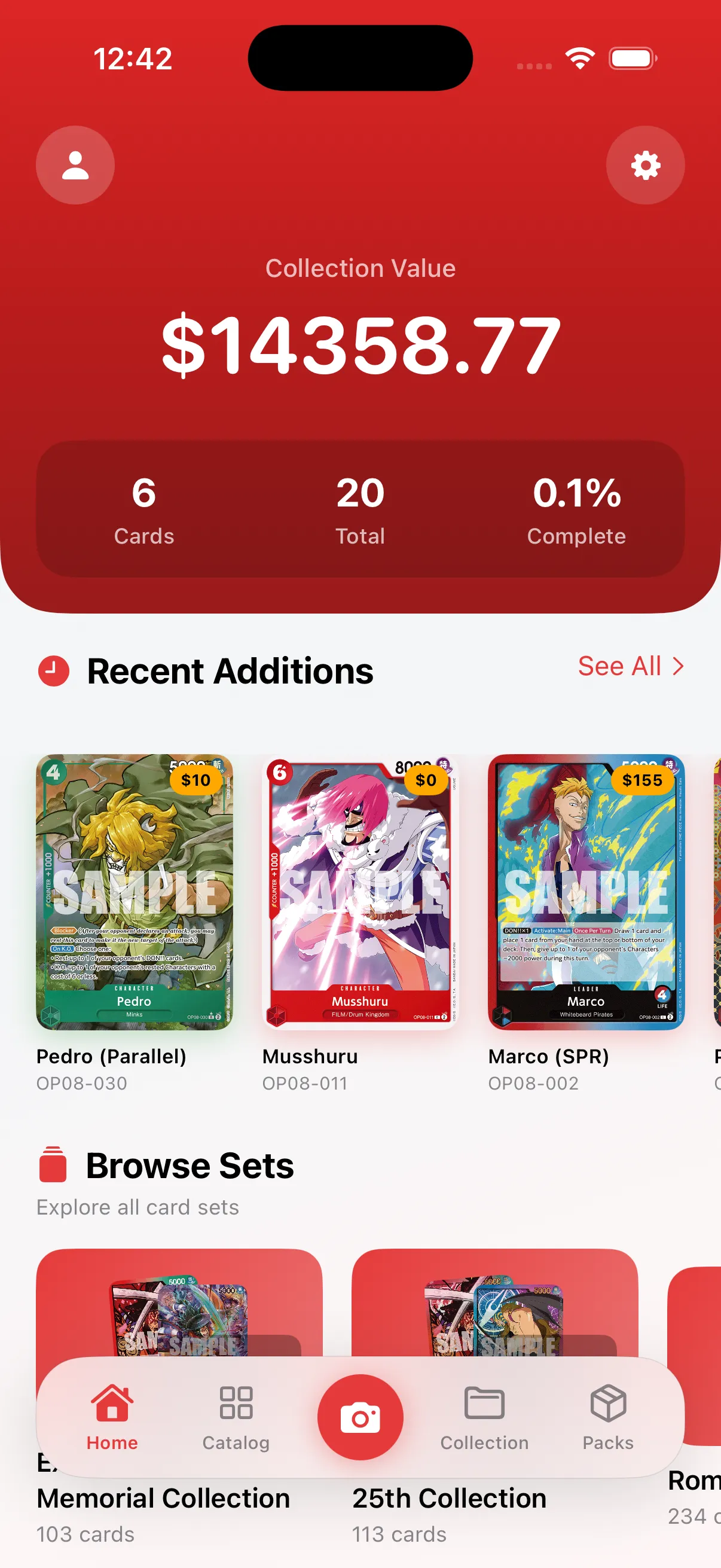 CardVault - One Piece TCG Card Scanner & Collection Tracker App